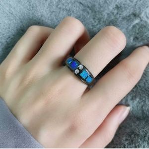 Blue Opal ring
